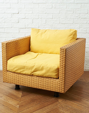 ラタンベース ハイバックアームソファ ラタンベース ハイバックアームソファ