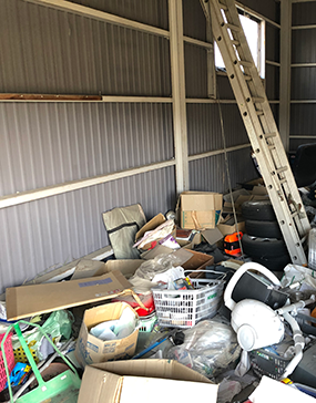 倉庫の遺品整理