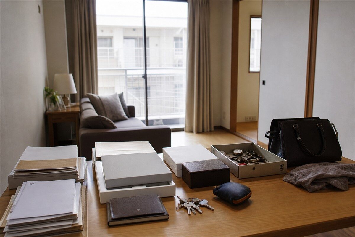 賃貸住宅の遺品整理前に確認する書類と鍵
