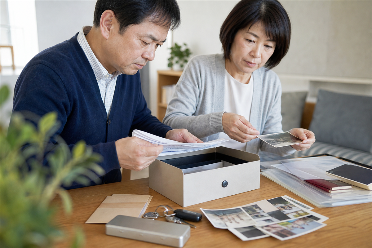重要品と保留品を先に確保する