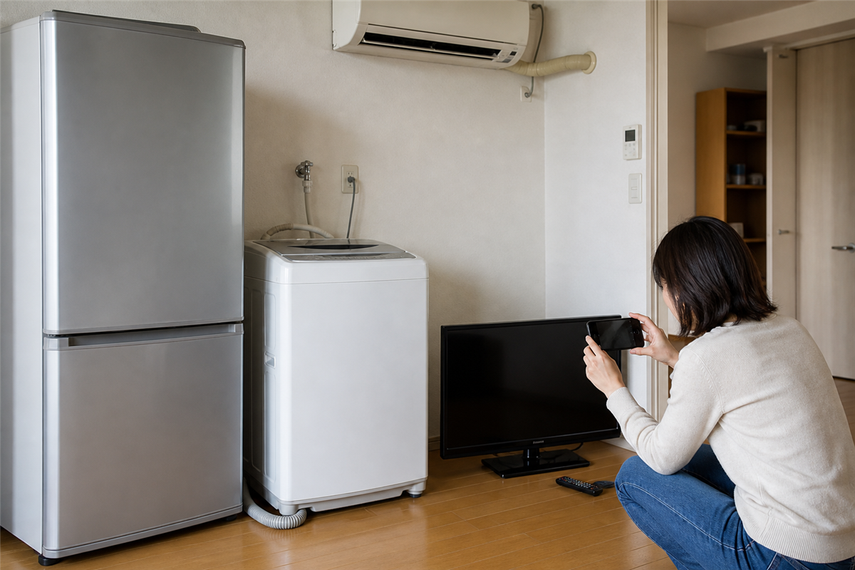 家電4品目の取扱いを別に確認する