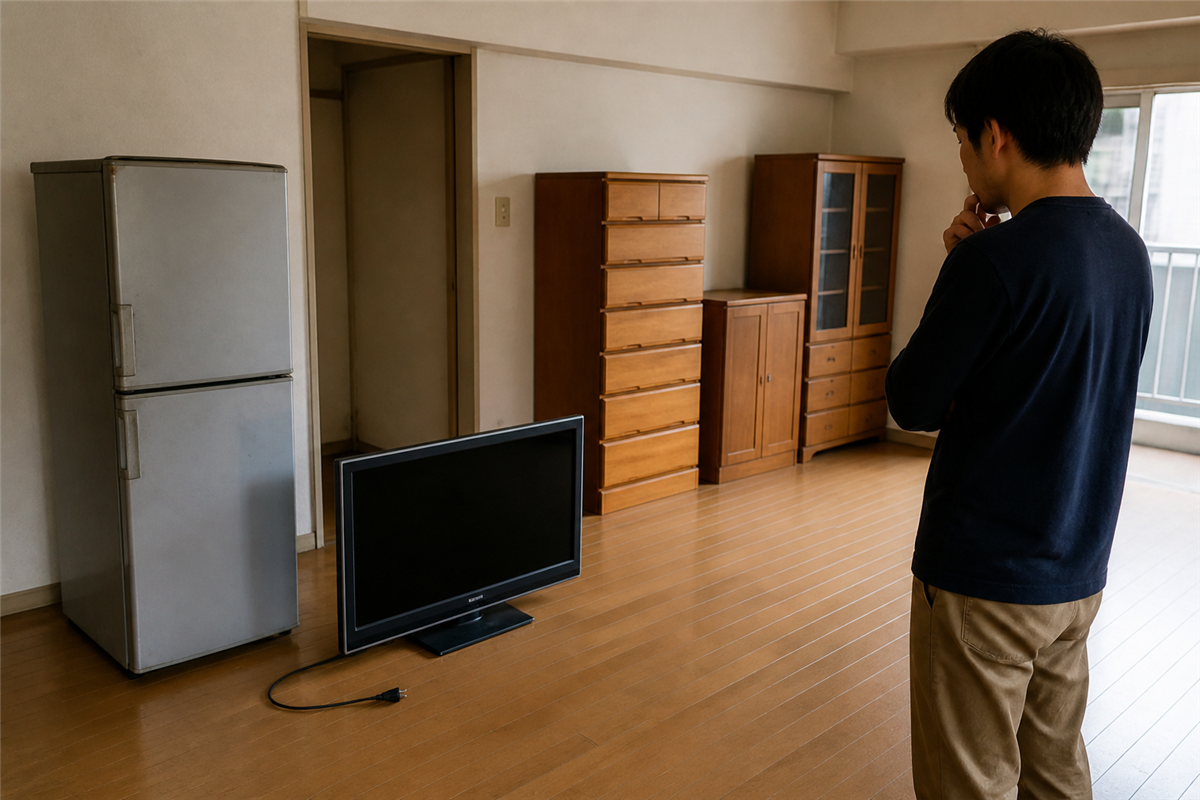 家電リサイクル対象品を分ける